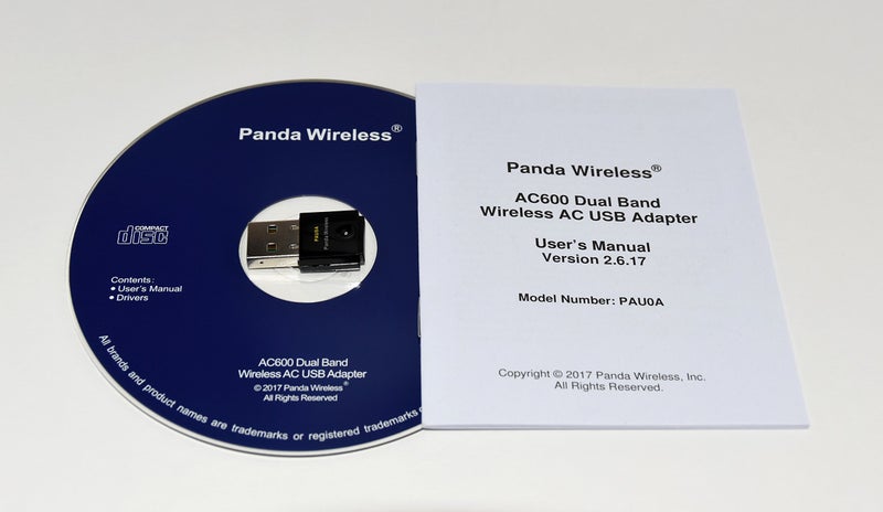 Panda WirelessÂ® PAU0A AC600 Dual Band (2.4GHz and 5GHz) Wireless AC USB Adapter - Win 7/8/10/11, Zorin, Mint, Ubuntu, MX Linux, Manjaro, Fedora, Rocky, Kali Linux and Raspbian - Image 5